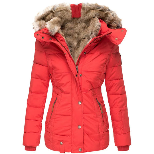 Britt Winter coat with faux fur lining