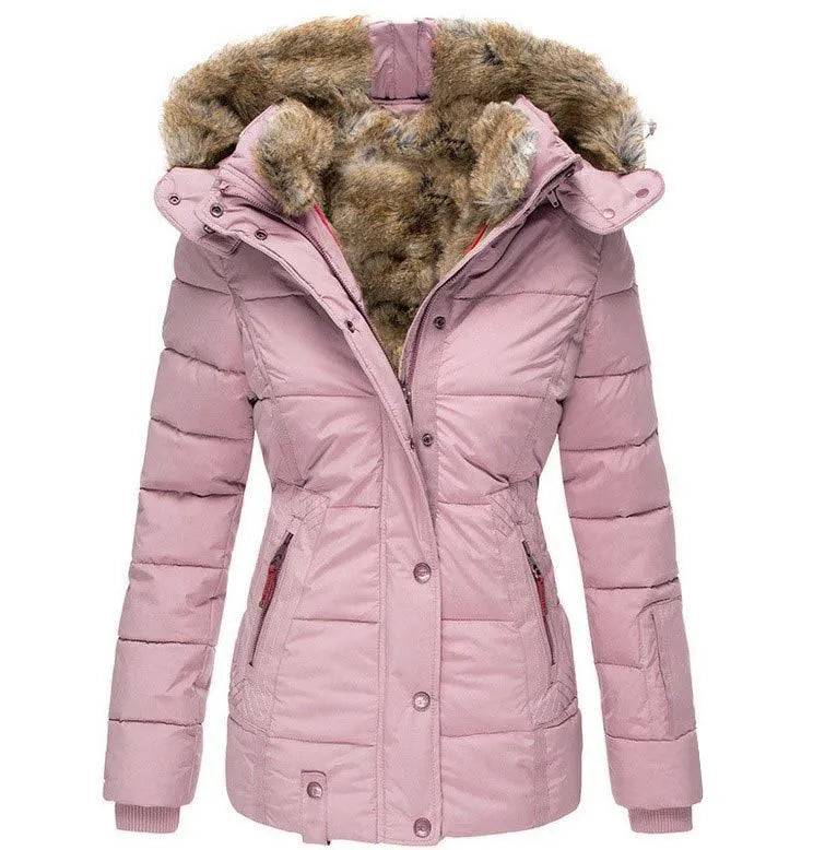 Britt Winter coat with faux fur lining