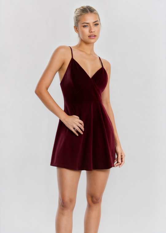 Bibi Velvet Mini Dress