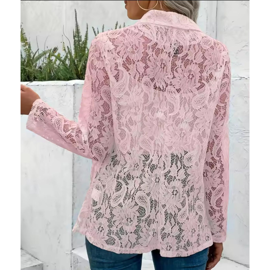 Mindy Lace Blouse - Elegance in Three Timeless Colors