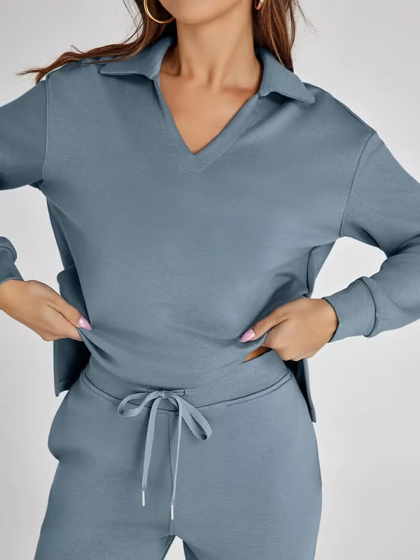 Floor | 2 piece casual long sleeve set