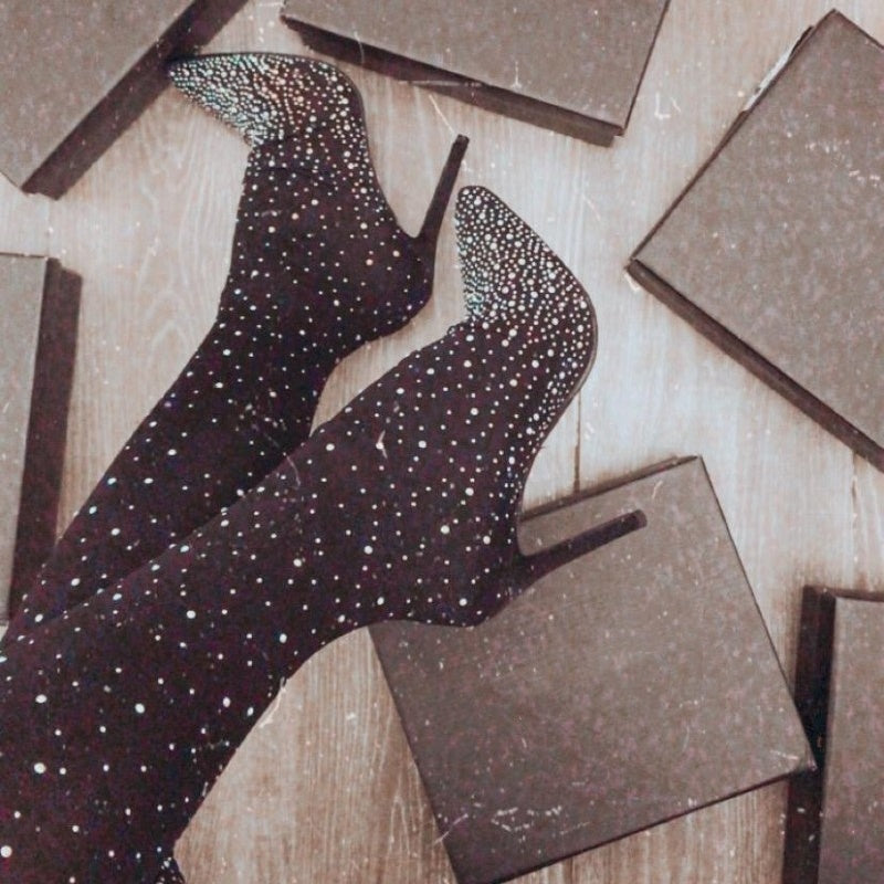 Sparkly™ | Luxe Over-the-Knee Boots – Dazzling, Stylish & Irresistible