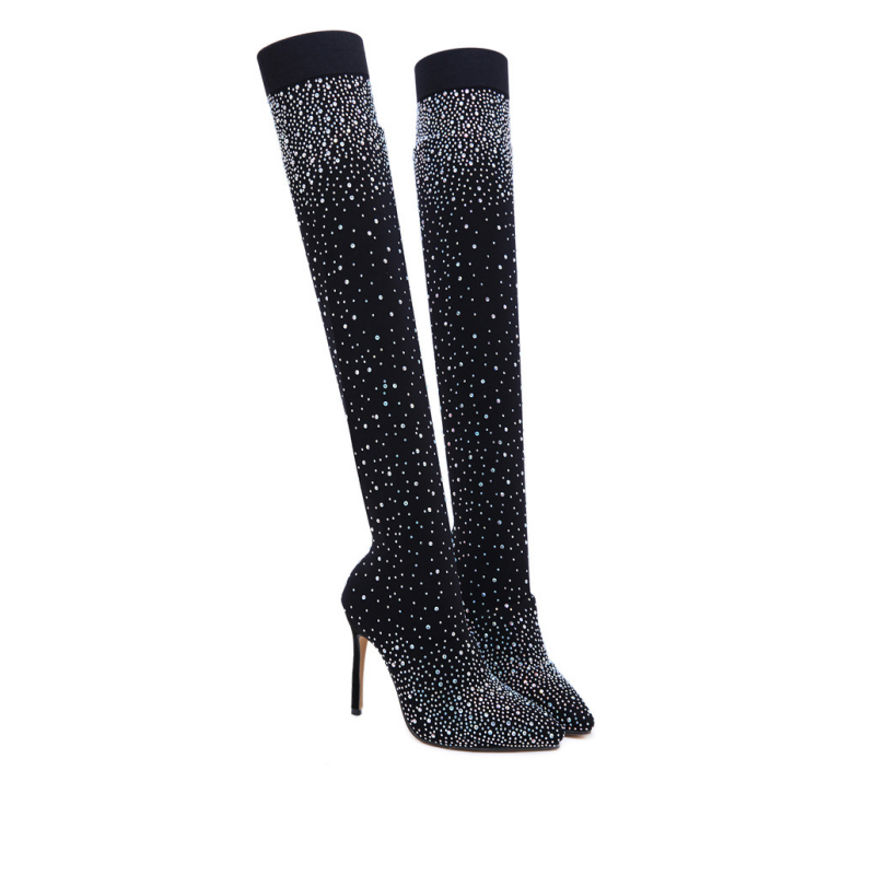 Sparkly™ | Luxe Over-the-Knee Boots – Dazzling, Stylish & Irresistible